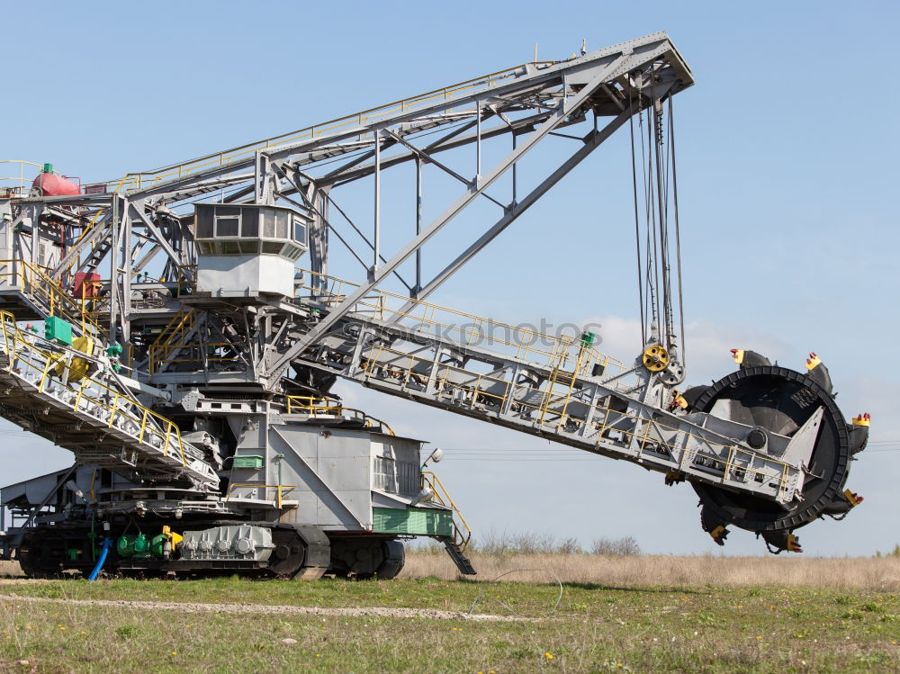 Similar – Largest bucket wheel excavator in the world