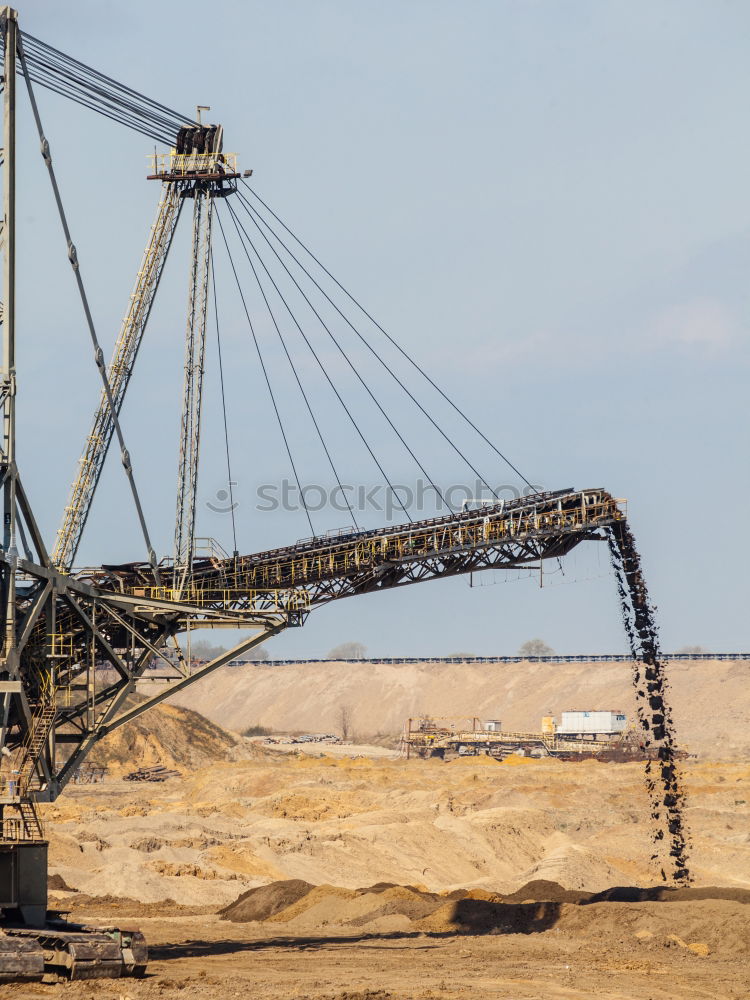 Similar – Image, Stock Photo Bucket wheel excavator in the Garzweiler 2 open pit mine