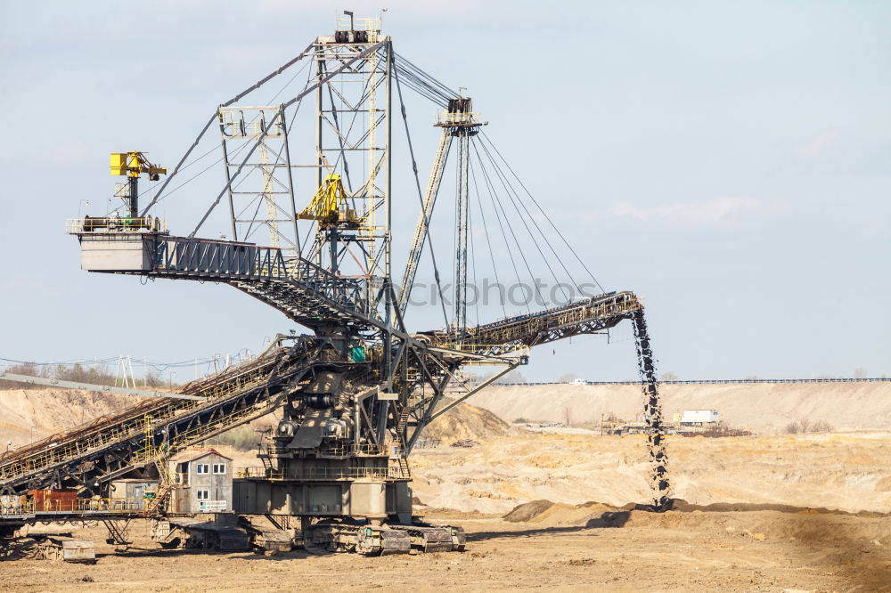 Similar – Largest bucket wheel excavator in the world