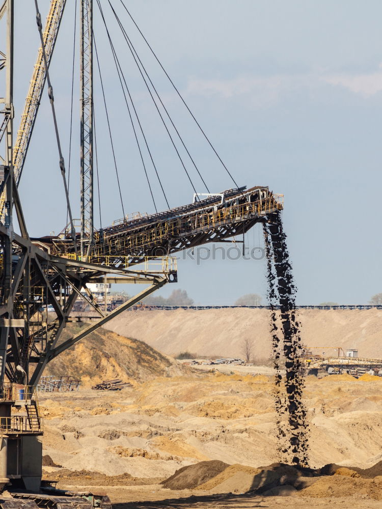 Similar – Image, Stock Photo Bucket wheel excavator in the Garzweiler 2 open pit mine