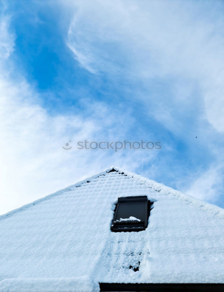 Similar – Image, Stock Photo ice on the gable