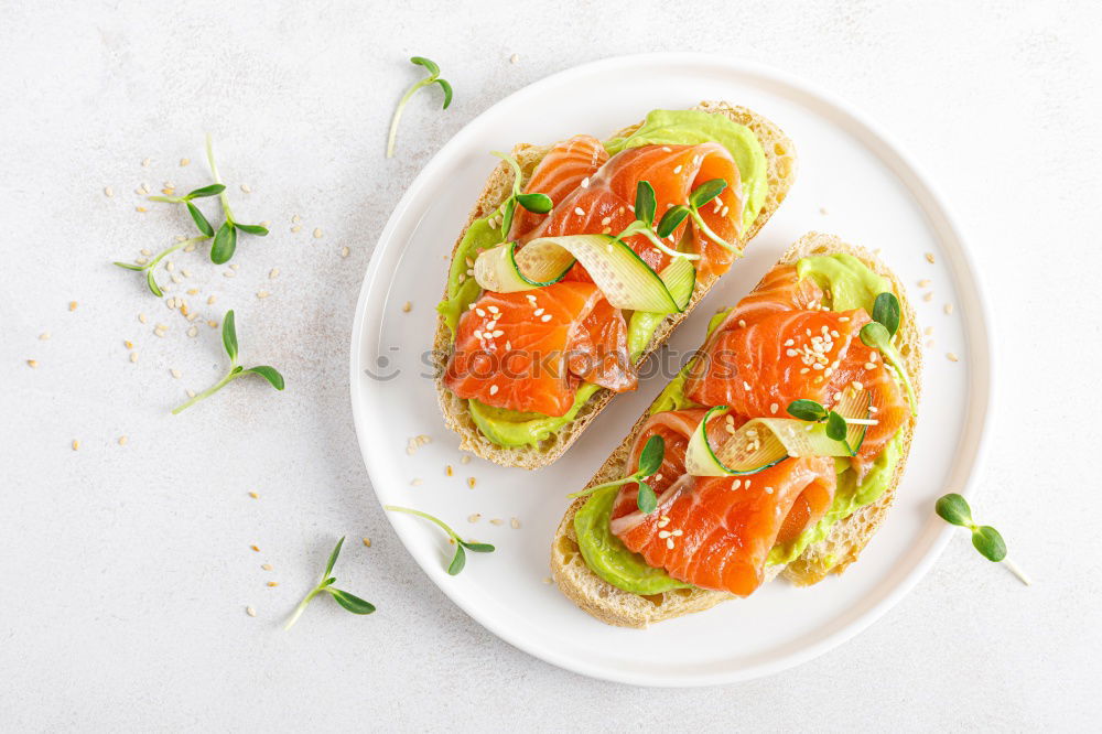 Similar – Image, Stock Photo sandwich Sandwich Snack