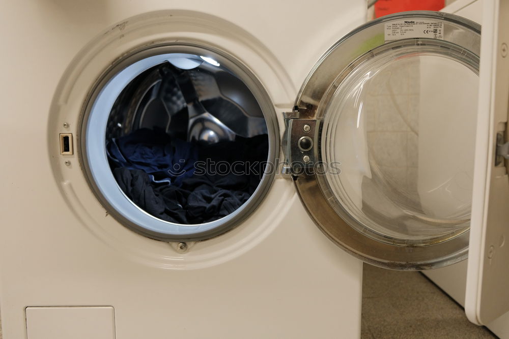 Similar – Image, Stock Photo Laundromat Girl Linearity