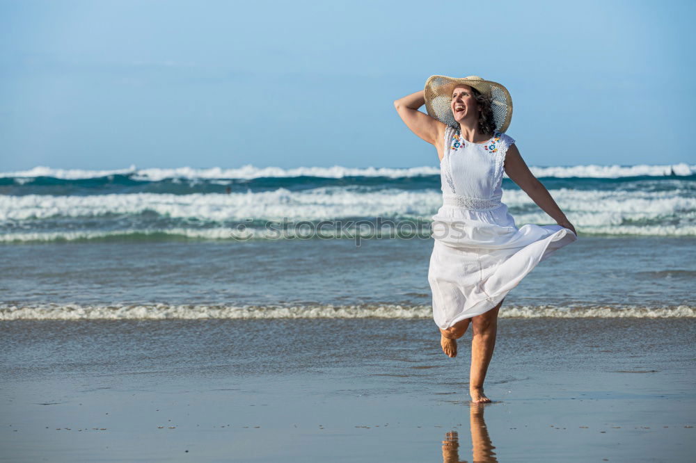 Similar – Image, Stock Photo the other day on the beach