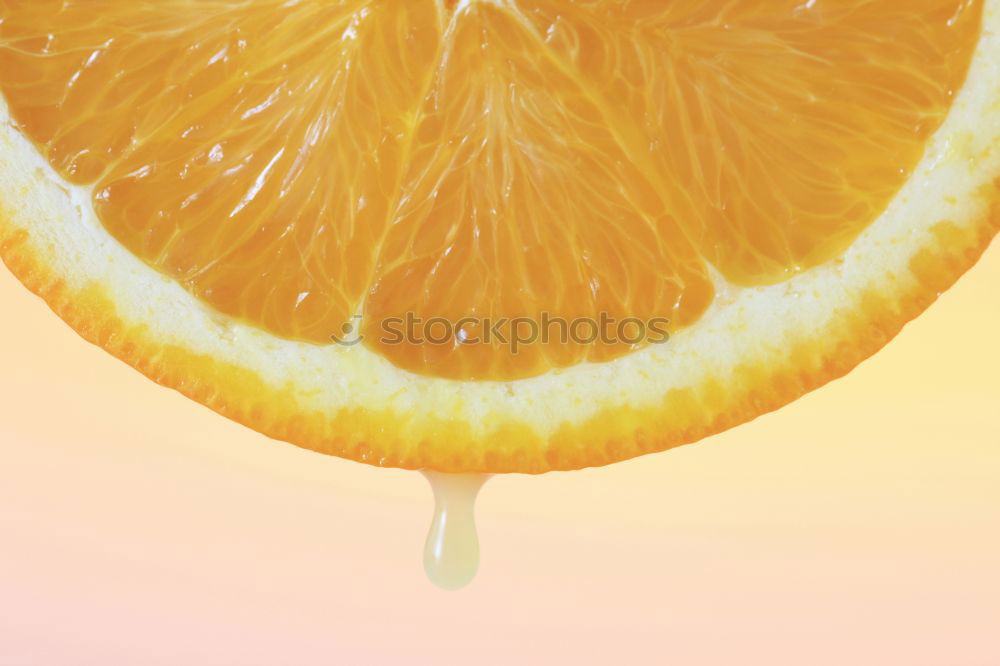 Similar – Smiling woman between slices of orange