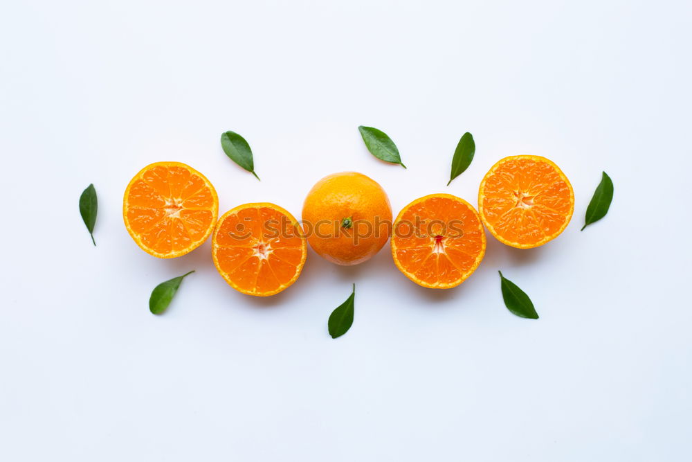 Similar – Image, Stock Photo Mandarins with green leaves