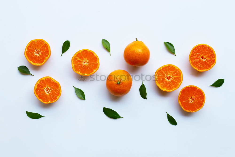 Similar – Image, Stock Photo Mandarins with green leaves