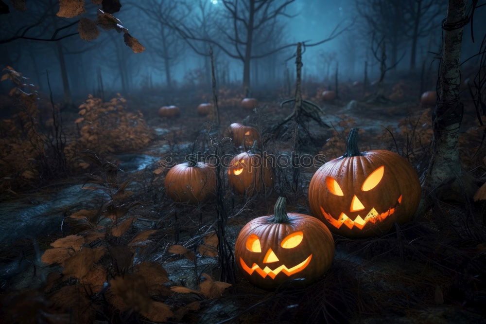 Similar – Image, Stock Photo Happy Halloween Hallowe’en