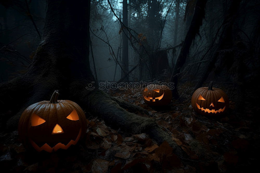 Similar – Image, Stock Photo Happy Halloween Hallowe’en