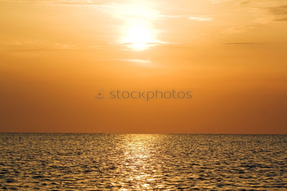 Similar – Image, Stock Photo Viking ship passes bathers at sunset