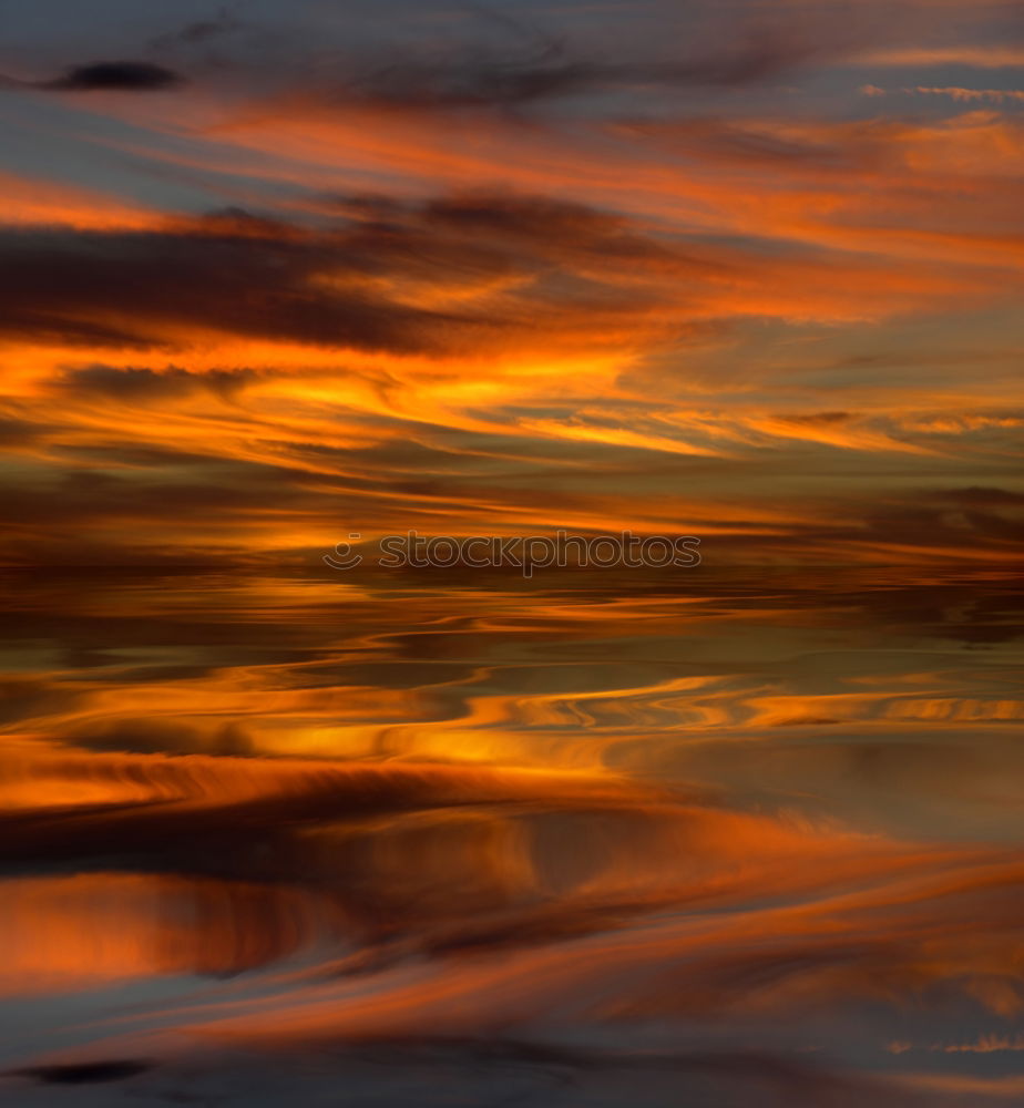 Similar – Lake in the evening