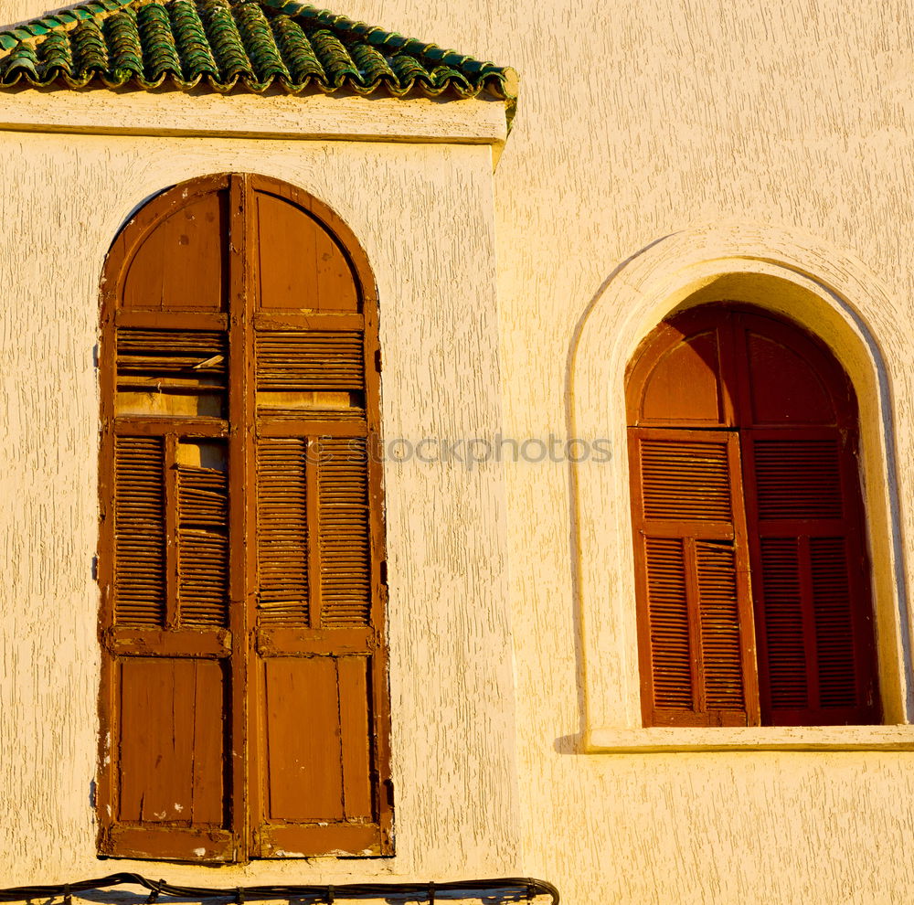 Similar – Image, Stock Photo window in morocco africa and old construction wal brick