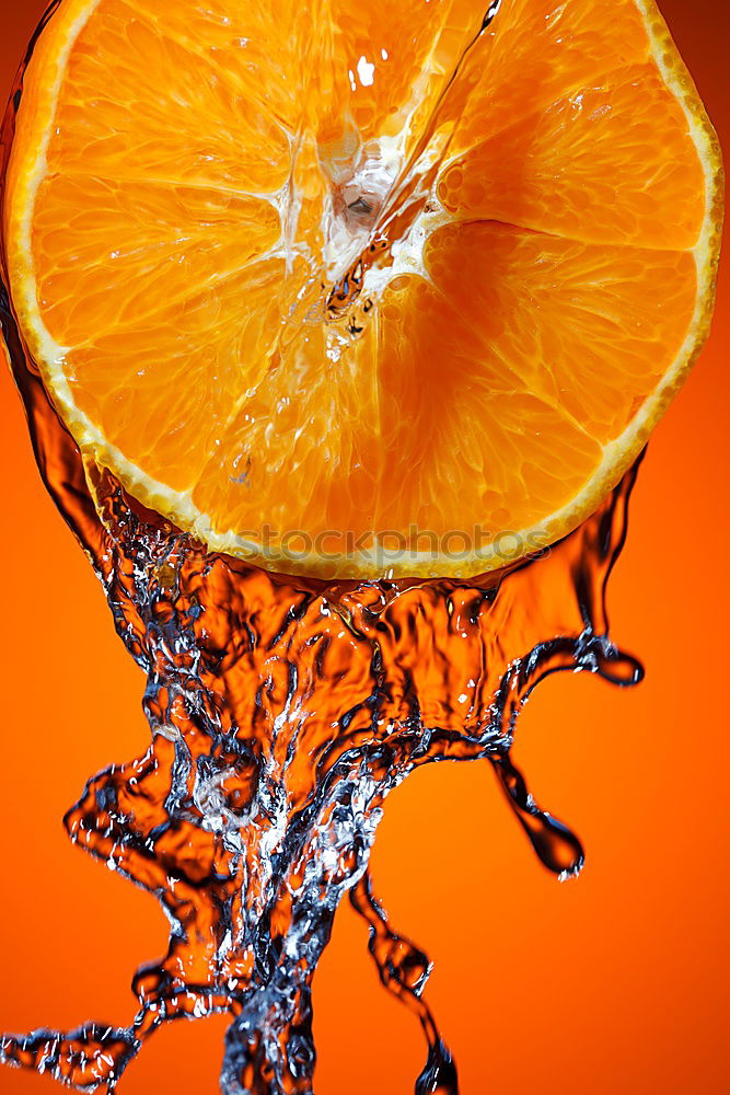Similar – Image, Stock Photo Jammy orange half on orange