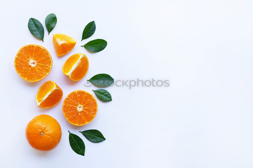 Similar – Image, Stock Photo Mandarins with green leaves