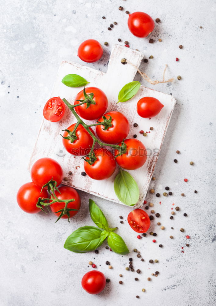 Similar – Image, Stock Photo Raw lasagna sheets and cherry tomatoes