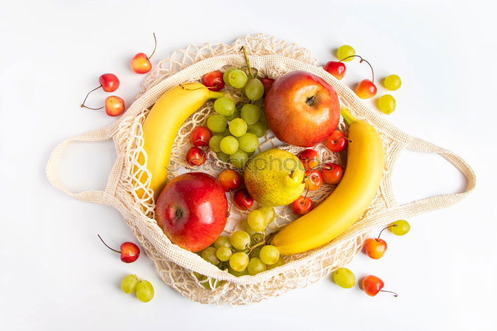 Similar – Image, Stock Photo Oatmeal, mint and berries