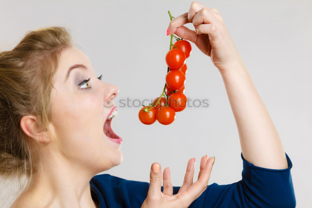 Similar – Image, Stock Photo Young cheerful woman enjoying an ice cream