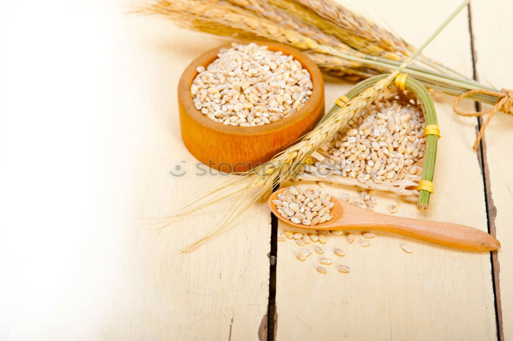 Similar – Image, Stock Photo Flour background with equipment and ingredients for baking