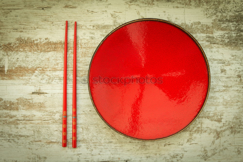 Similar – Oriental ceramic plate and chopsticks