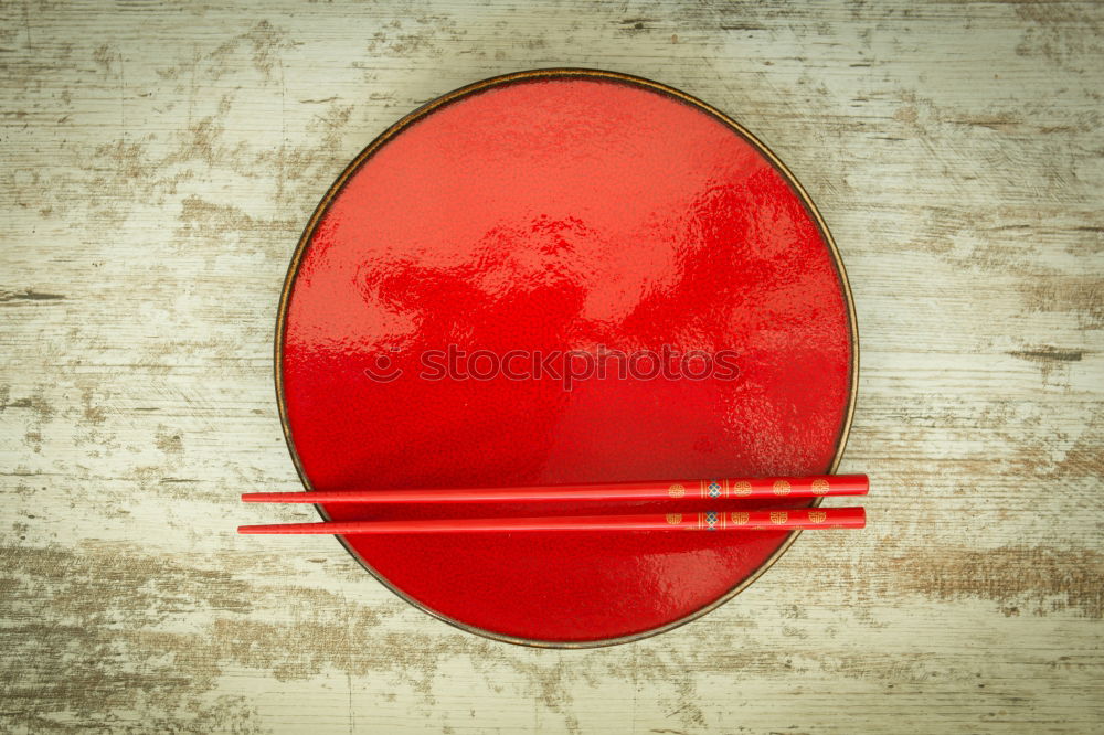 Similar – Oriental ceramic plate and chopsticks