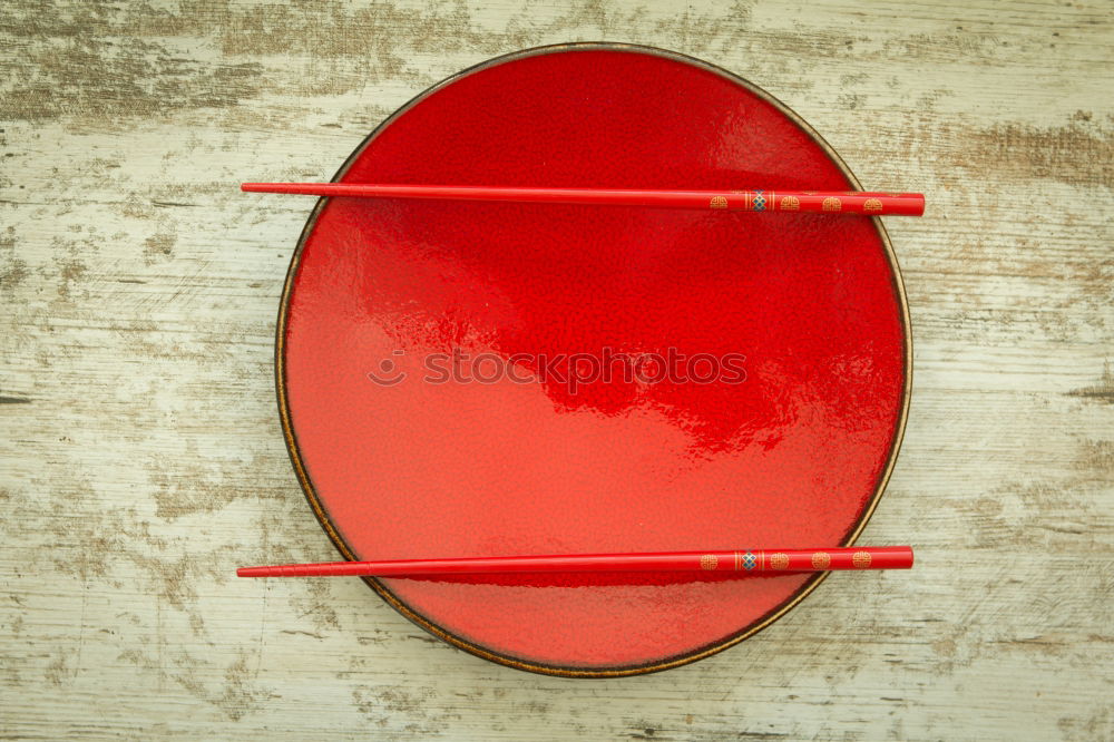 Similar – Oriental ceramic plate and chopsticks