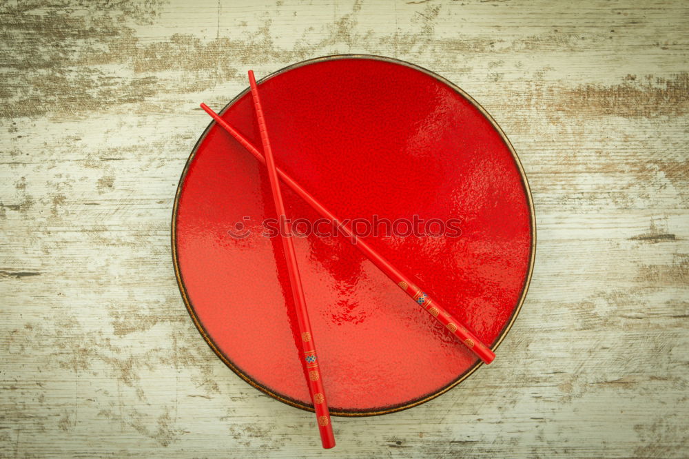 Similar – Oriental ceramic plate and chopsticks