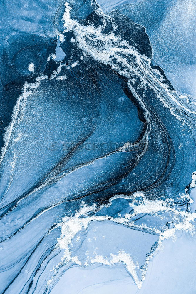 Similar – Image, Stock Photo Ice at the stream Winter