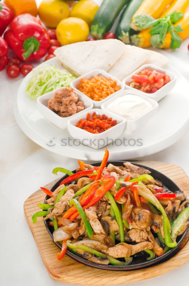 Similar – Asian cooking ingredients with tofu and noodles