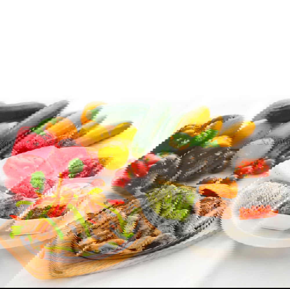 Similar – Image, Stock Photo Ingredients for a balanced meal