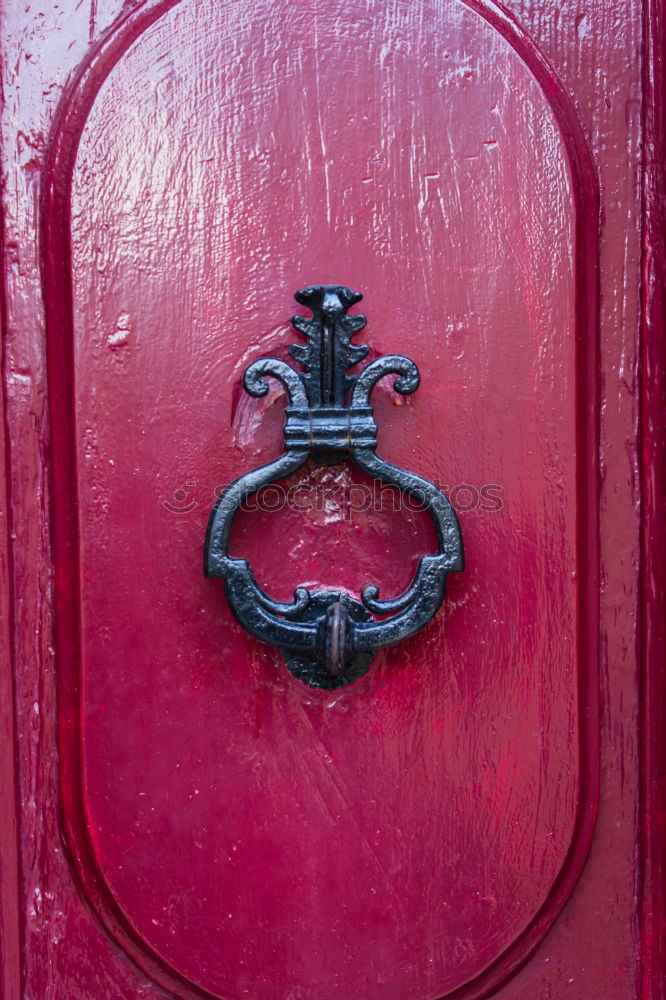 Similar – Image, Stock Photo door lock Red Things