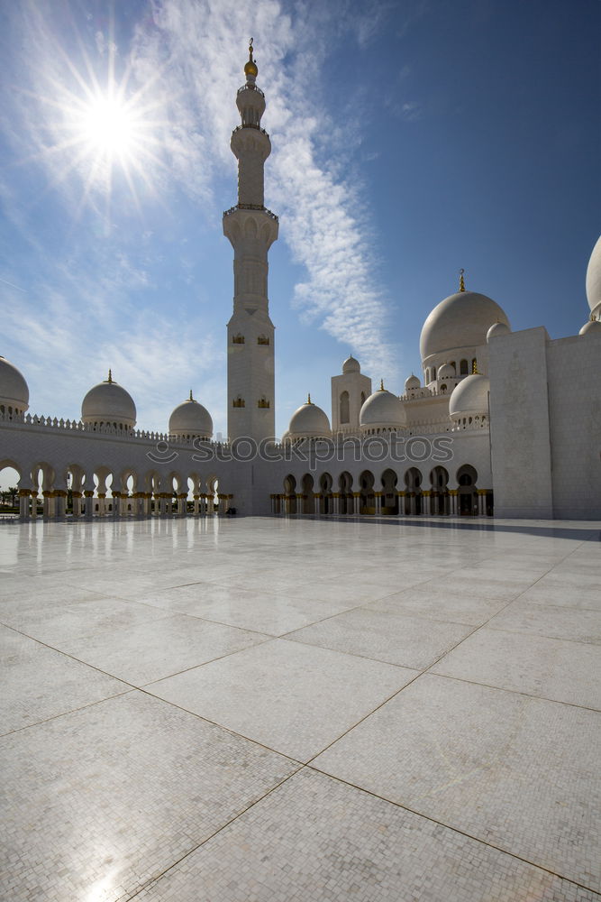 Similar – Outside Sheikh Zayid Mosque Abu Dhabi at sunset