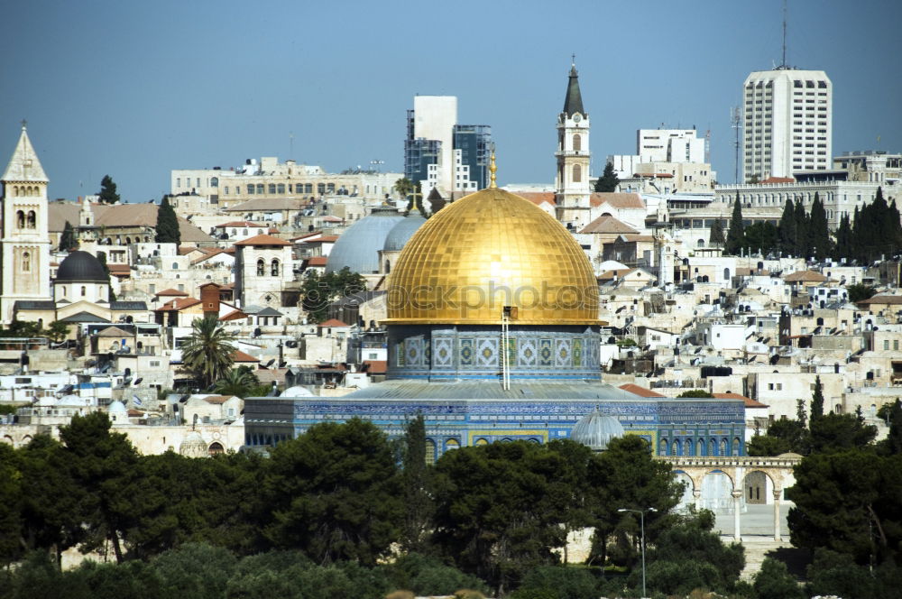 Similar – Image, Stock Photo Dome of the Rock in the Temple District of Jerusalem