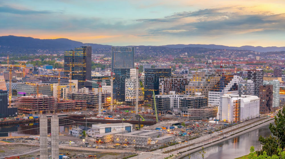 Similar – View over Tbilisi skyline, Georgia