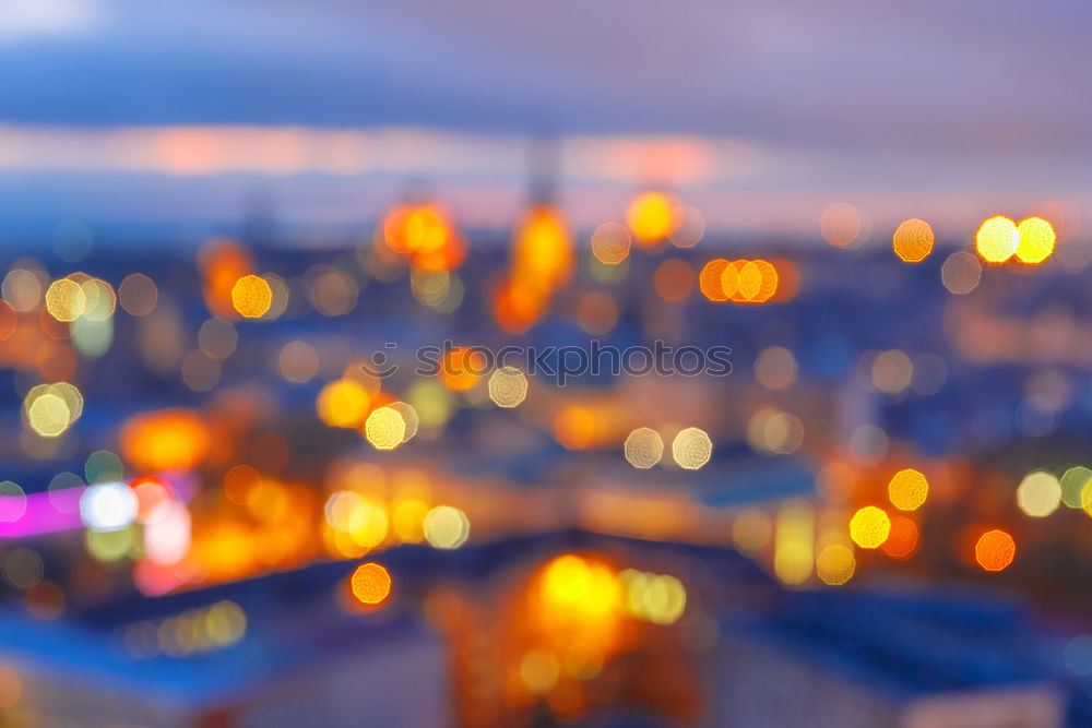 Similar – Image, Stock Photo big city lights Night life
