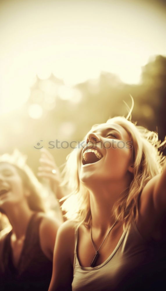 Similar – Foto Bild Blondes Gegenlicht mit Schelm