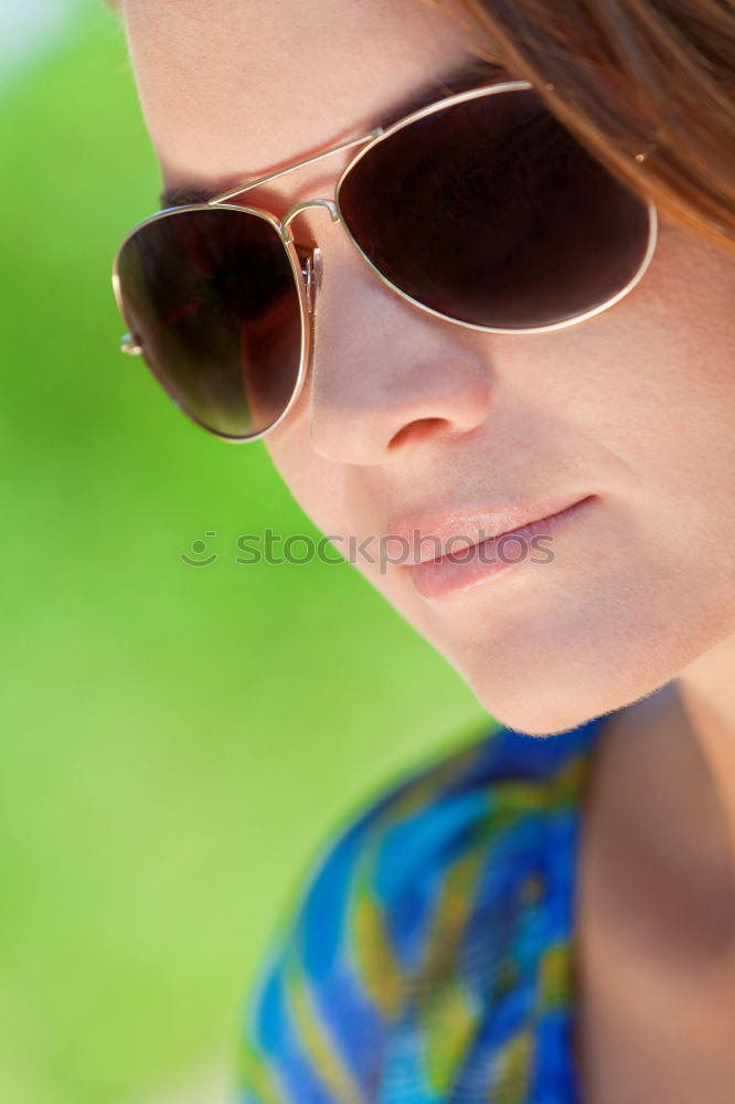 Similar – Woman with sunglasses