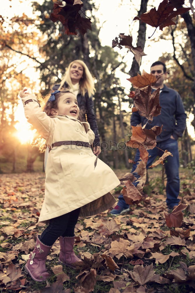 Similar – Three happy friends  posing in the forest