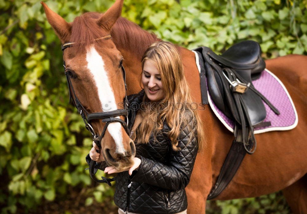 Similar – Image, Stock Photo Veterinarian at work Ride