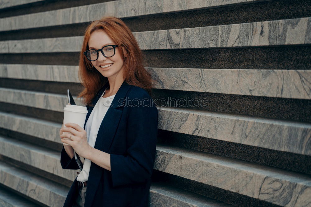 Similar – Portrait of smart elegant woman