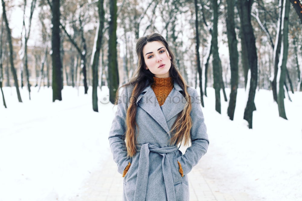 Similar – Image, Stock Photo Winter portrait