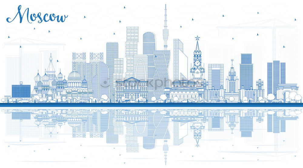 Similar – Frankfurt skyline