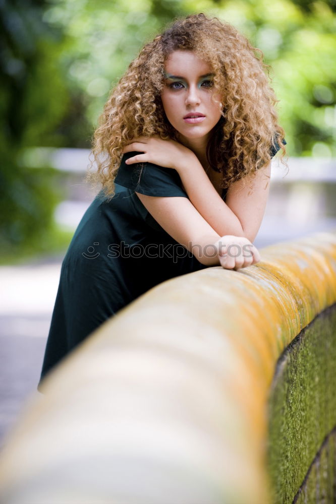 Similar – Image, Stock Photo Beautiful young African American woman, model of fashion, with afro hairstyle and green eyes