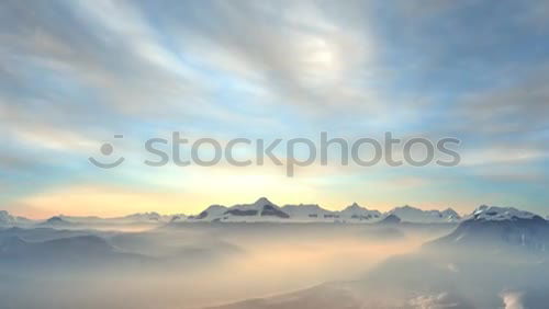 Similar – Mountains, sky and clouds