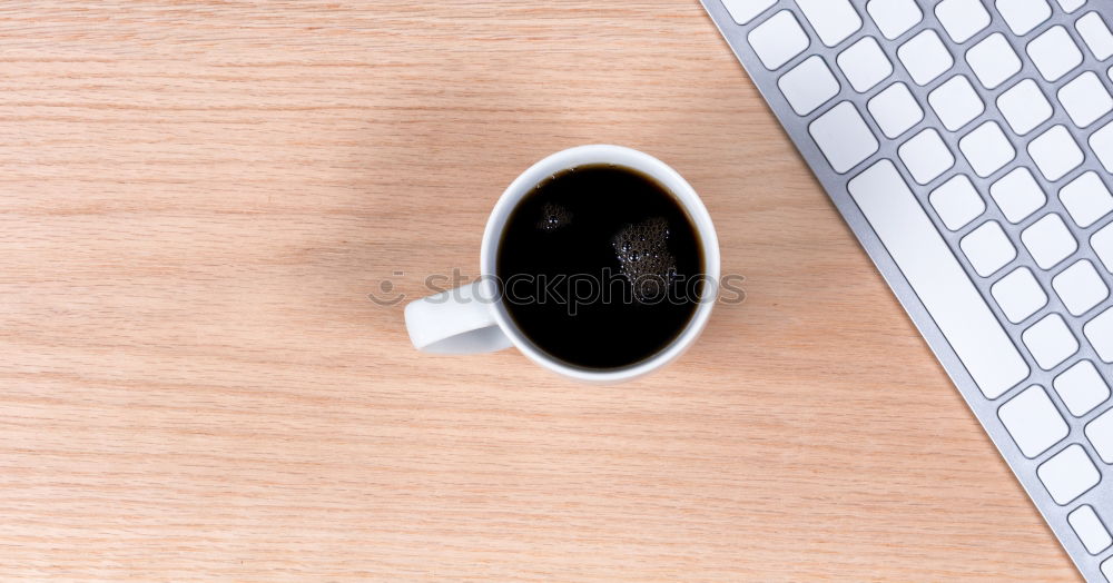 Similar – coffee break Cup Wood