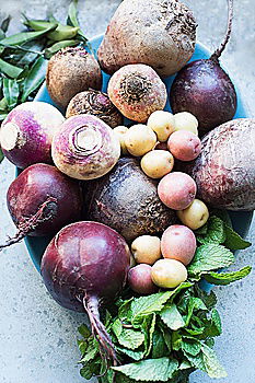 Similar – Image, Stock Photo Picking red beets