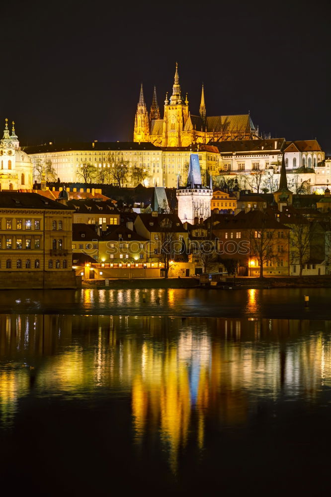 Similar – Prague Castle at night