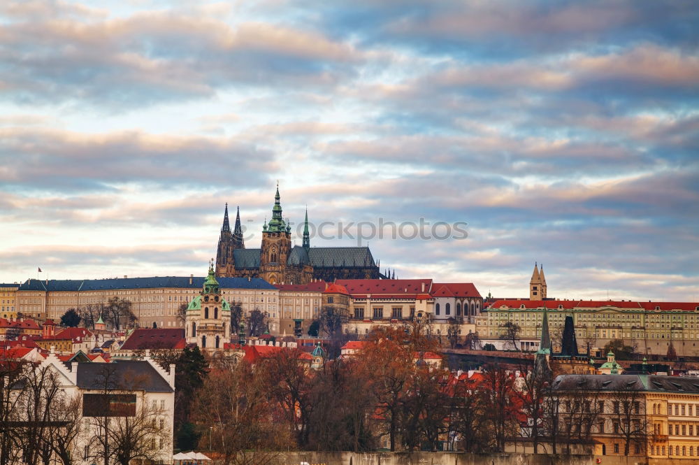 Similar – Image, Stock Photo Panoramic View of Prague, Czech Republic