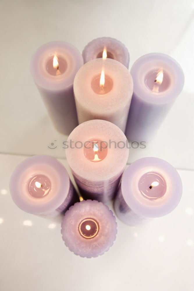 Similar – Foto Bild PINK CANDLES ON KITSCH