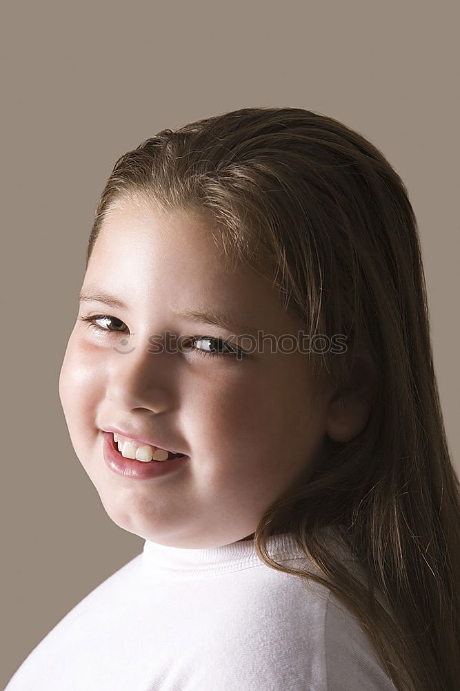 Similar – Portrait of cute little girl smiling