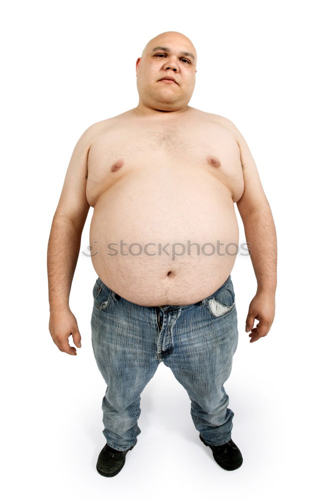 Similar – Image, Stock Photo Thomas Under Navel Bacon